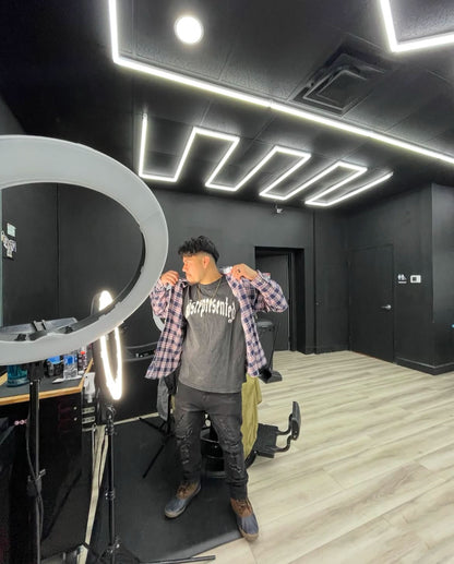 Black Oversized Graphic Tee